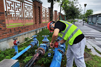 全面保障供水做好考场“护考人”